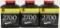 Lot of 3 Bottles- Accurate Rifle Powder 2700