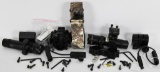 Large Lot of Various Scope Rings & Flash Light