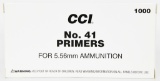 CCI Military #41 for 5.56 Nato Primers Box of 1000