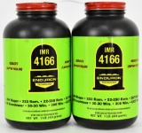 Lot of 2 Bottles - New -IMR 4166 Rifle Powder