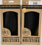 Lot of 2 Leather DCI Concealed Carry Holsters NIP