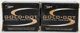 40 Rounds Speer Gold Dot 40 S&W Ammunition