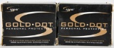 40 Rounds Speer Gold Dot 40 S&W Ammunition