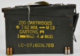 23 Lbs Of Misc 9mm Luger Ammo In Metal Ammo Can