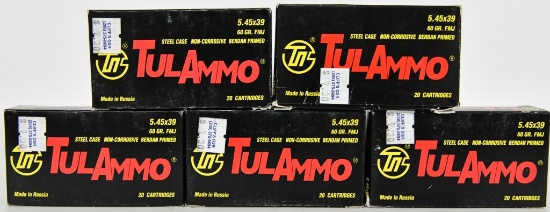 100 Rounds TulAmmo 5.45x39mm