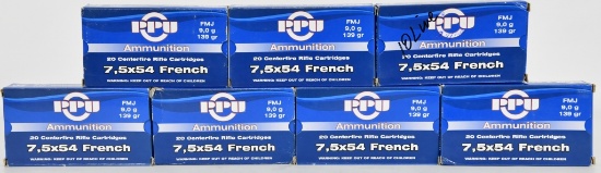 140 Rounds Prvi Partizan 7.5x54mm French MAS