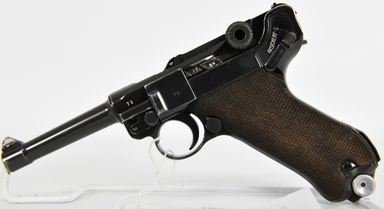 WWII Nazi Mauser P08 Luger Pistol 1939