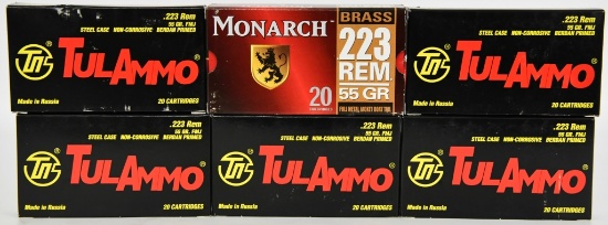 120 Rounds Of .223 Remington Ammunition