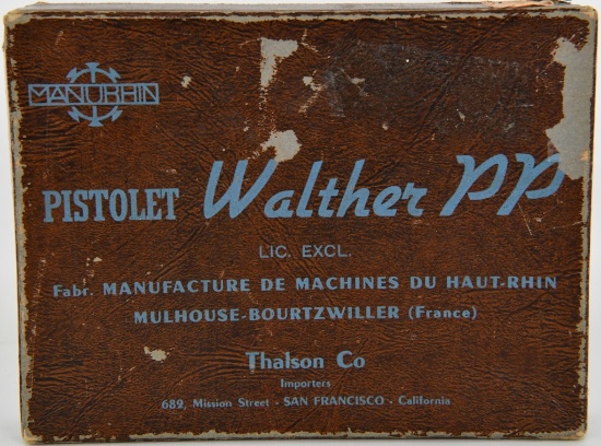 The Manurhin Pistol Box Pistolet Walther PP