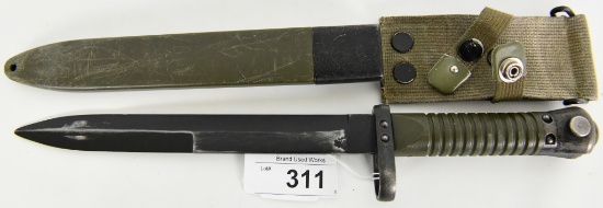 RARE CETME " L" Marine Bayonet w/Scabbard