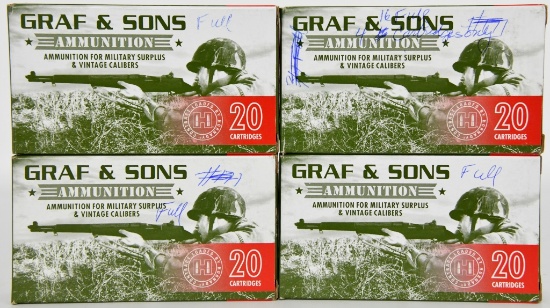 76 Rounds Of Graf & Sons 6.5 Jap Ammunition &