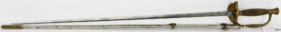Antique Very Old Rare Cavalry Sword & Scabbard