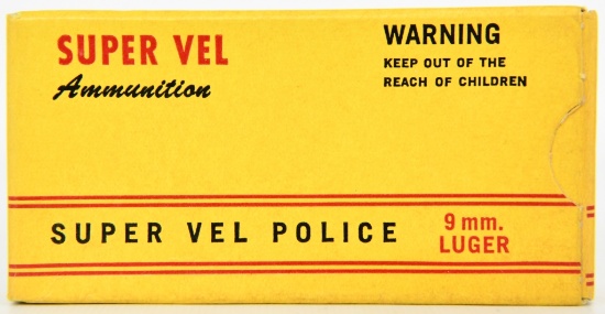 50 Rounds Of Super Vel Police 9mm Luger Ammunition