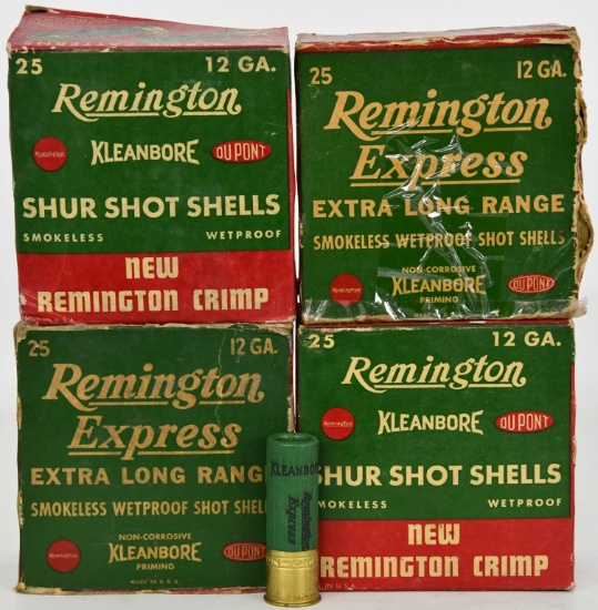 100 Rounds Of Vintage Remington 12 Ga Shotshells