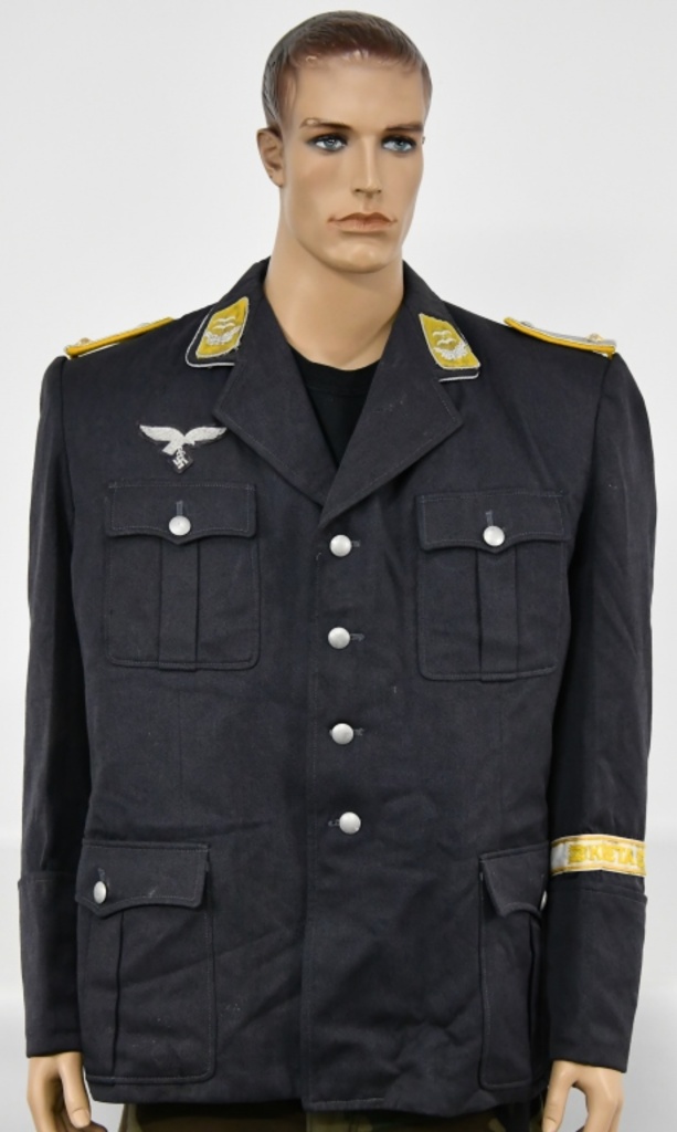 WW2 German Luftwaffe Officer Uniform Repro Coat | Guns & Military Artifacts  Militaria WW1 & WW2 Memorabilia | Online Auctions | Proxibid