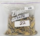 7.5 Lbs Of .223/5.56mm Empty Brass Casings