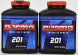 Lot of 2 Bottles - New - Norma 201 Smokeless Powdr