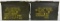 Lot Of 2 Heavy Duty Military Metal Ammo Cans
