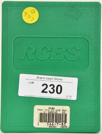 Lot of RCBS .22 Cal MIC Reloading Die Set