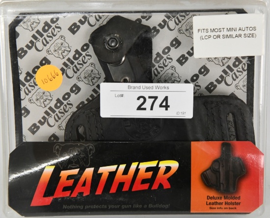 NEW Bulldog Deluxe Molded Leather Holster