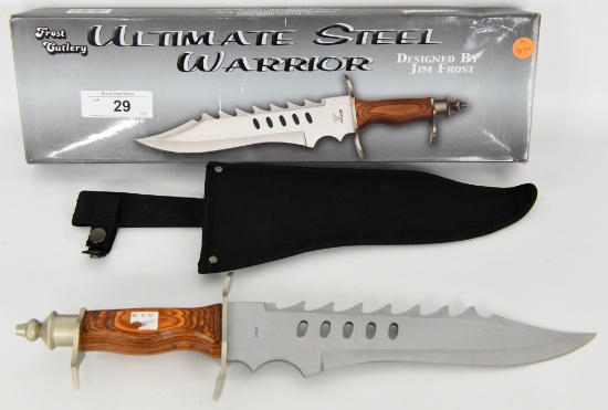 Frost Cutlery Ultimate Steel Warrior Fixed Blade