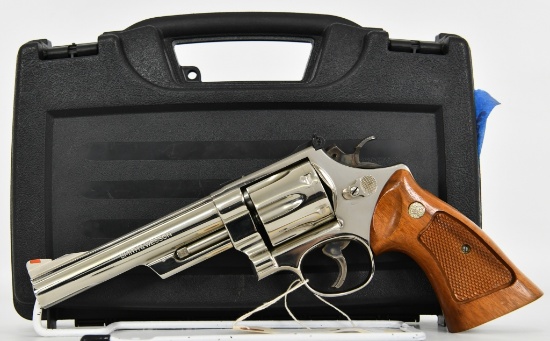 MINT Smith & Wesson Model 57 Nickel .41 Magnum