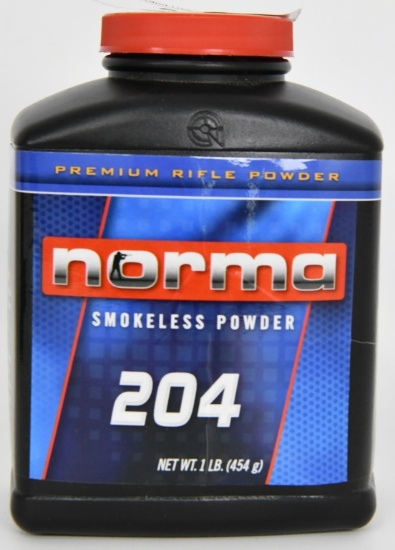New Norma 204 Smokeless Powder 1LB Bottle