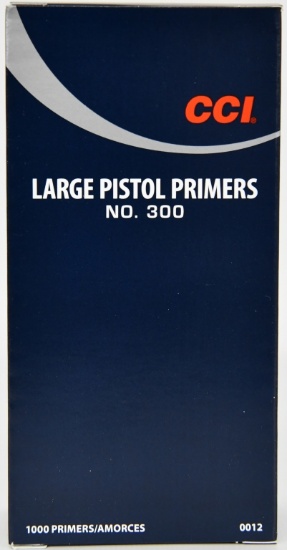 1000 CCI Large Pistol Primers No. 300