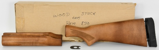 New In Box Remington 870 OEM Wood Butt Stock