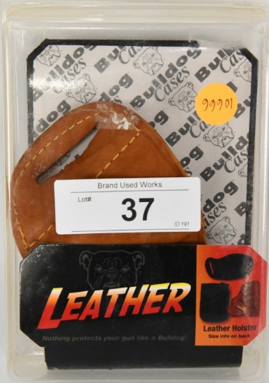 NEW Bulldog Brown Leather Belt Holster