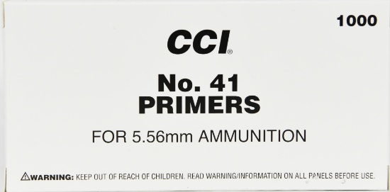 CCI Military #41 for 5.56 Nato Primers Box of 1000