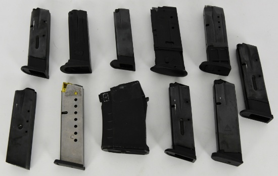 Lot Of 11 Various Caliber & Size Magazines