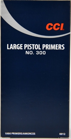 1000 CCI Large Pistol Primers No. 300