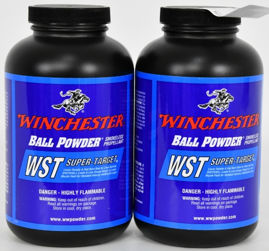 Lot of 2 new Bottles Winchester Ball Powder 1lb