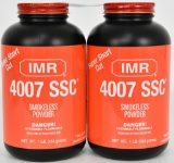 Lot of 2 New bottles IMR 4007 SSC SMOKELESS Powder