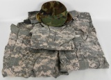 Lot Of 5 ACU Military Uniform Combat Shirts &