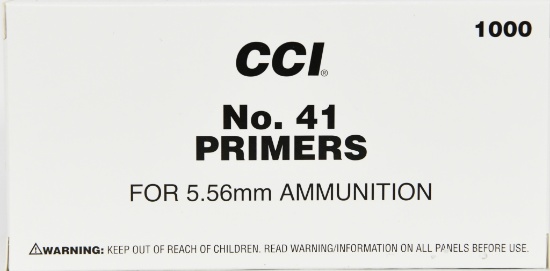 CCI Military #41 for 5.56 Nato Primers Box of 1000