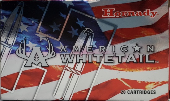 20 Rounds Of Hornady American White Tail 7mm Rem