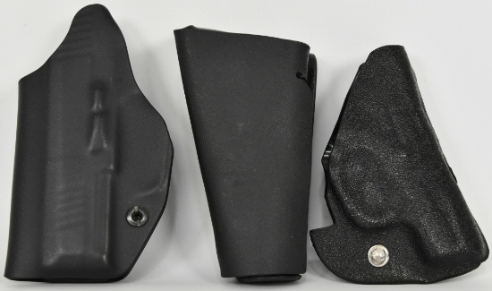 Lot of 3 Various Hardshell Pistol Holsters