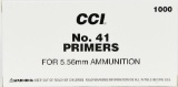 CCI Military #41 for 5.56 Nato Primers Box of 1000