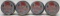 1000 Count Of Quick Silver Pointed Field Pellets