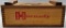 Decorative Hornady Wood Ammo Storage Box