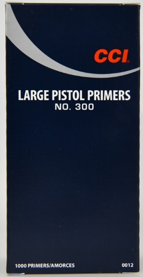 Box of 1000 CCI Large Pistol Primers #300