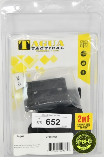Tagua Tactical Ruger LCP W/laser Holster New In