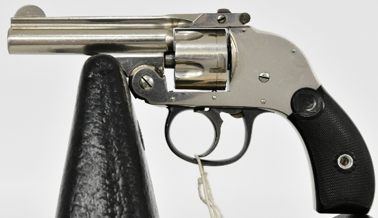 H&R Top Break Hammerless .32 Nickel Revolver