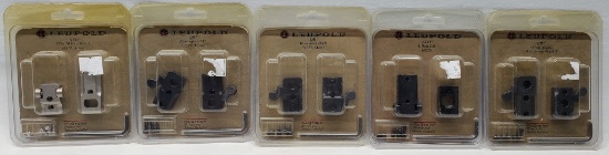 Lot of 5 Leupold Scope Mount Bases New In Package