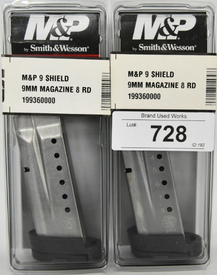 Lot 2 - S& W M&P Shield Magazine 9mm Luger 8