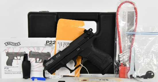 Carl Walther P22 Semi Auto Pistol .22 LR Germany
