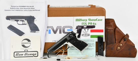 Hungarian FegArmy FEG PA-63 Semi Auto Pistol
