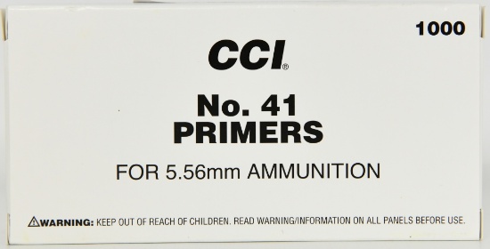 CCI Military #41 for 5.56 Nato Primers Box of 1000